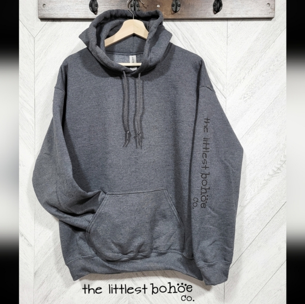 LBC Gray Hoodie, Unisex Size Large